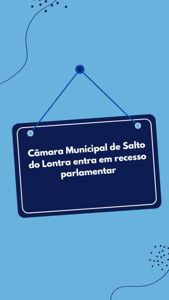 Recesso parlamentar.